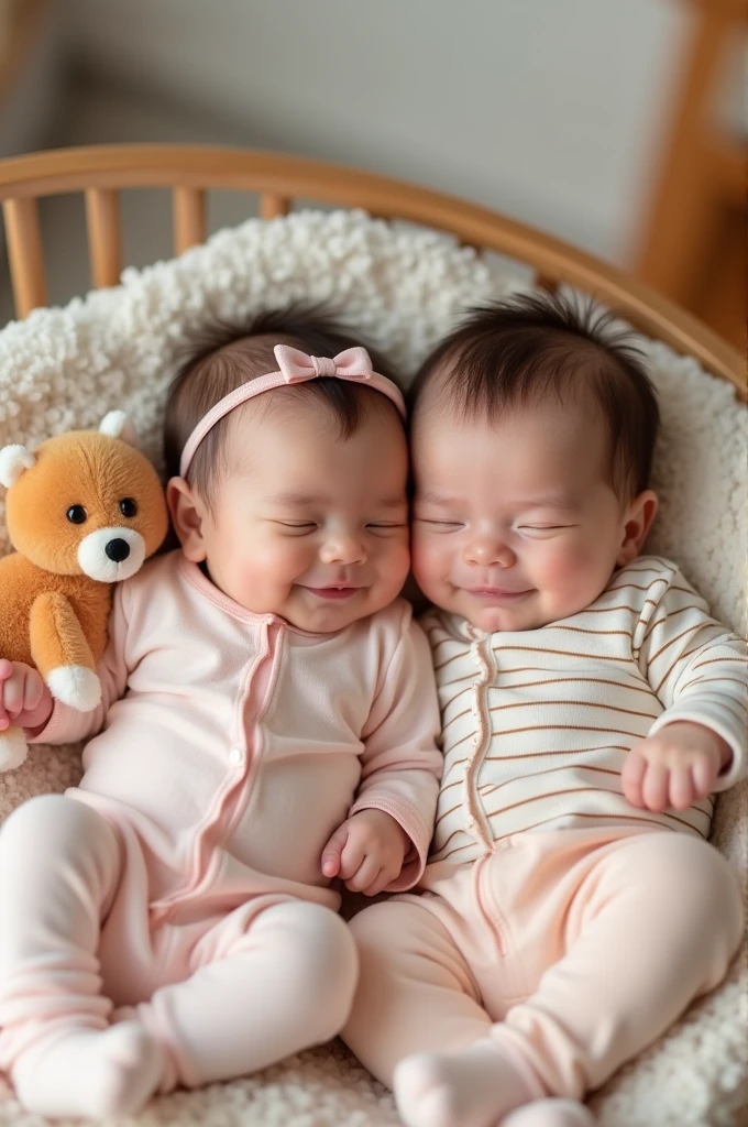 Create UHD photorealistic photo of a cuddly 16-month-old Italian boy nestled in his mother's arms, surrounded by soft toys. Use a 50mm lens, warm lighting to create an intimate atmosphere. No animation, no 3D image, no extra fingers.