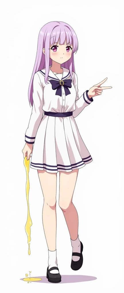 anime、A girl expelling yellow water from her body、Defecation、diarrhea、Feces、excretion少女、Defecation、diarrhea、Feces、excretion、toilet、incontinence、Rudeness、Urinating、Stool、poop、Pee、