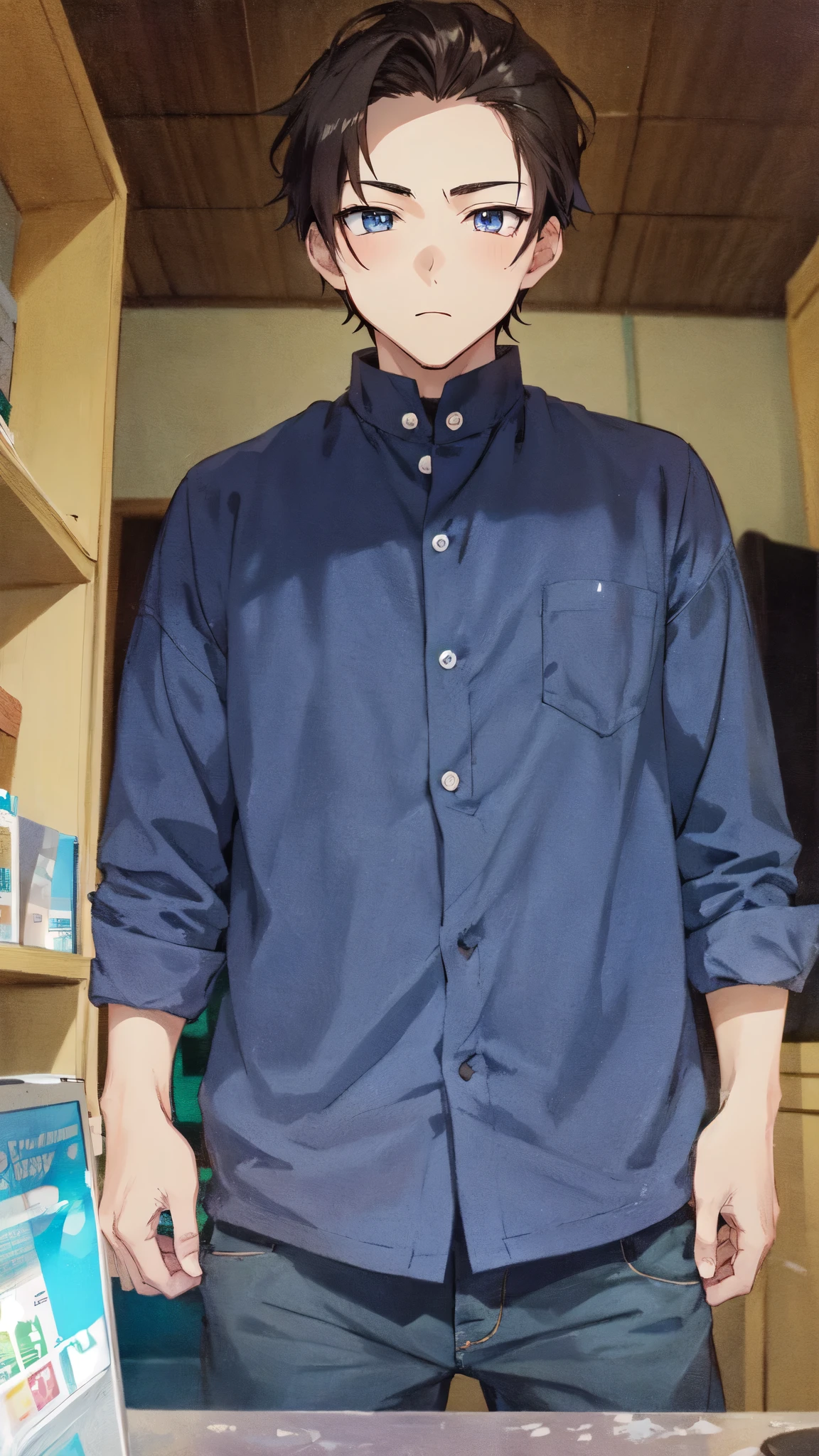 Anime boy cool cute skin white
