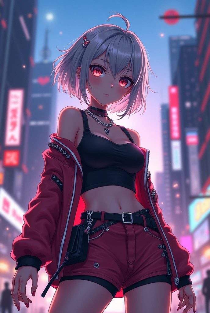**I'm a skinny 16-year-old gay anime boy,with provocative clothing, sexy and revealing, with freckles and strangely white hair, heterochromia and a very innocent attitude*