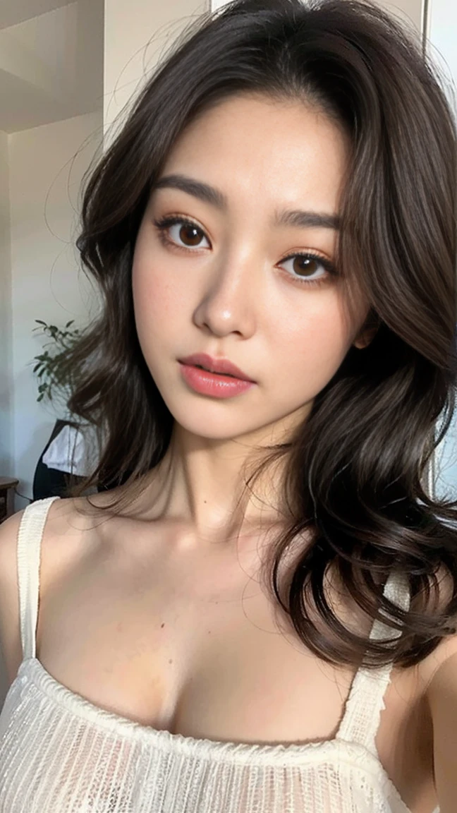 Dark brown hair、Light brown eyes、Japanese actress、 Lady、I'Iは彼とIが好きです'I'Iは40歳くらいです.、(Intricate details:1.2)、(Which one is on top??:1.4)、 (Ultra-high resolution:1.2)、Ultra-high resolution、(Fine-tune)、Hmph、8k解像度、D cup size breasts、Long Hair、Ocean View Room、Extravagant space、relax、、,Full body photo、Head to toe shot、Beautiful legs、Camisole dress、Beautiful legs、she, Fashion Hub, Extreme Detail, Very detailed, Realistic, Hourglass-shaped body, Obscene pose,、、I cry a lot、tears、diagonally from below、Please lift your chin、Press your butt against the wall、relaxした表情、Pose of Weakness、(auraroid photo:1.2)、A masterpiece of transparent painting、8k、32K、Highest quality、(Details of both eyes)、1 person、elegant、(Loose dress :1.4)、Night view。(Low Angle、Take a look here:1.2)、Hilarious、Looking at the camera、