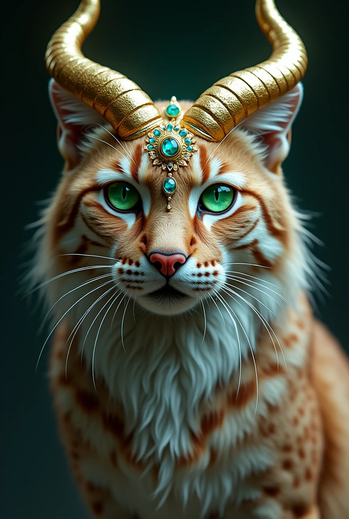 Cat God。Create it with a 90% cat。10% human ratio。Just create the character, no background needed.