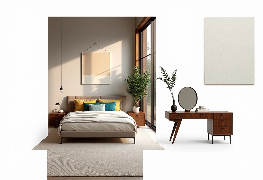 bedroom in modern style