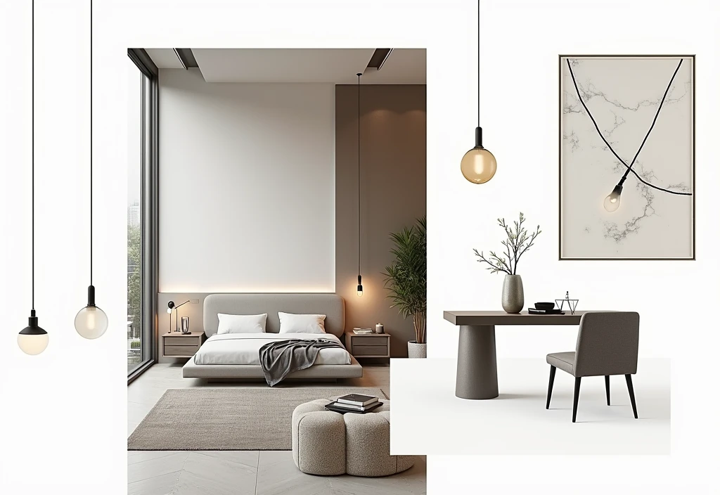 bedroom in modern style