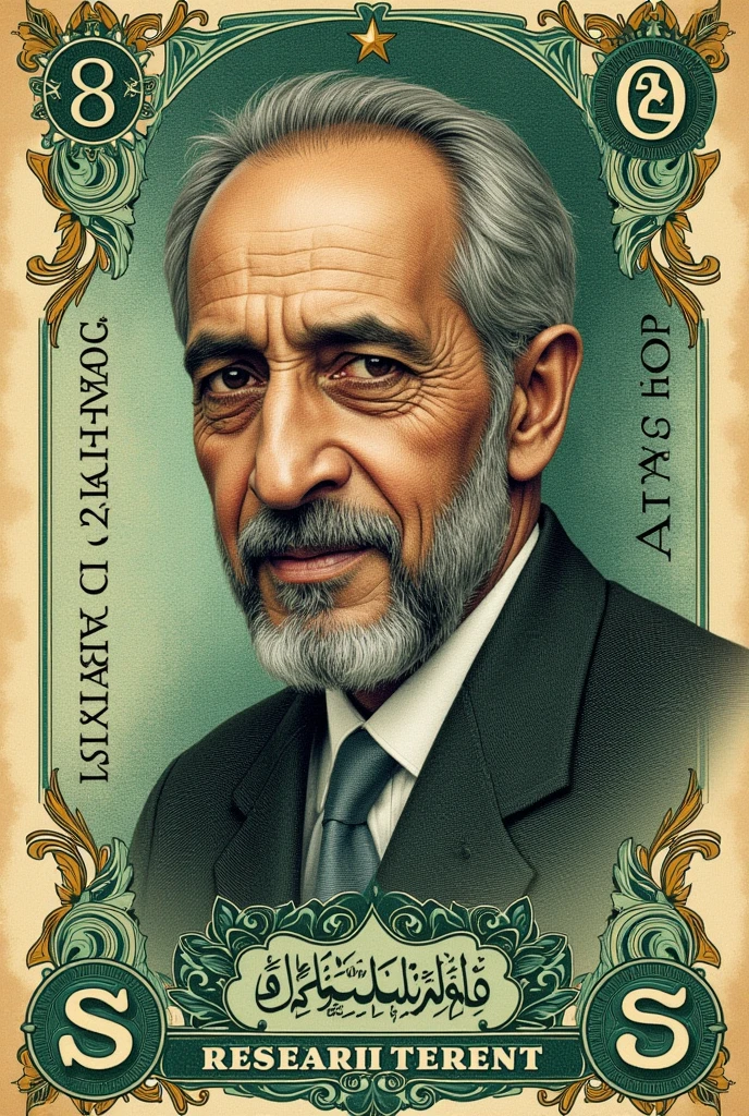 A dollar note with the picture of siraj ul haq
