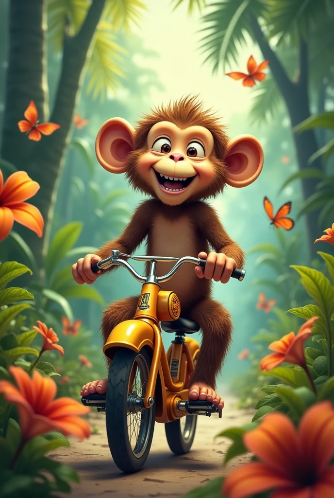 Bike in monkey