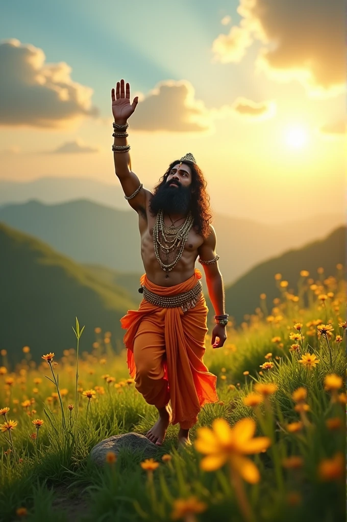 Small Hanuman earth up hand