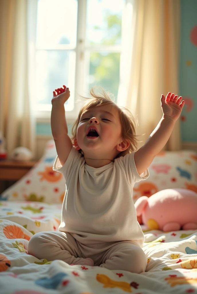 A child waking up