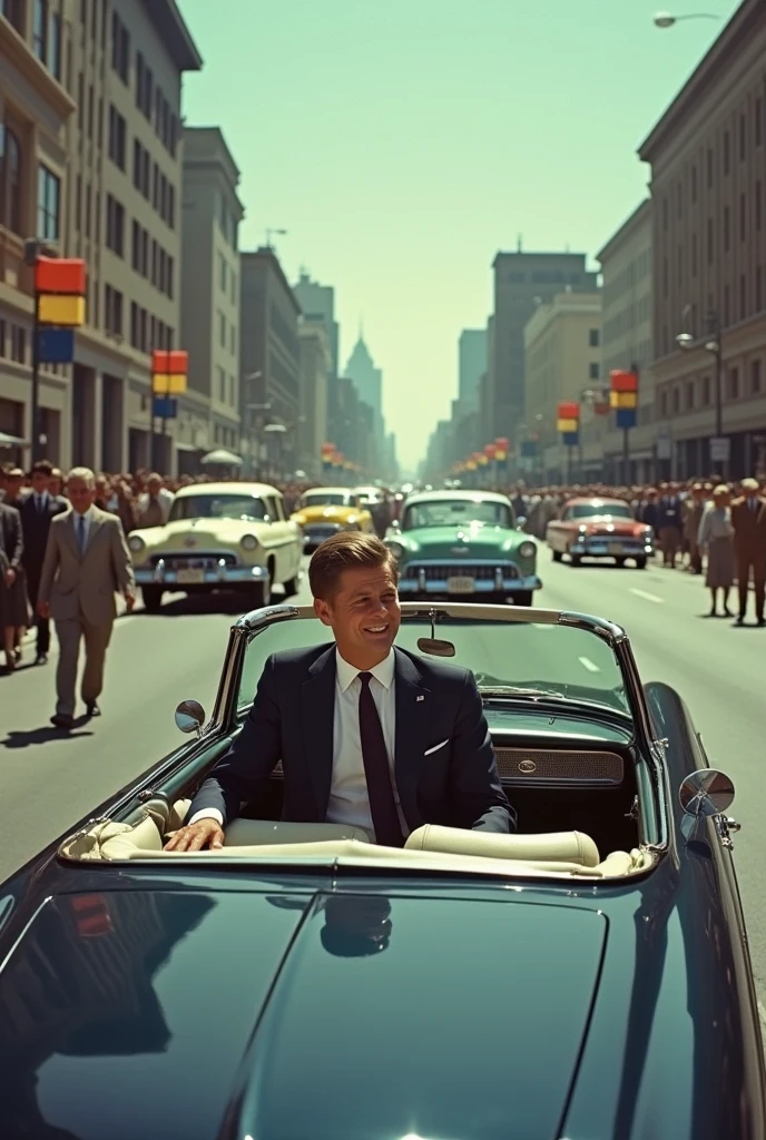John Kennedy getting shot 