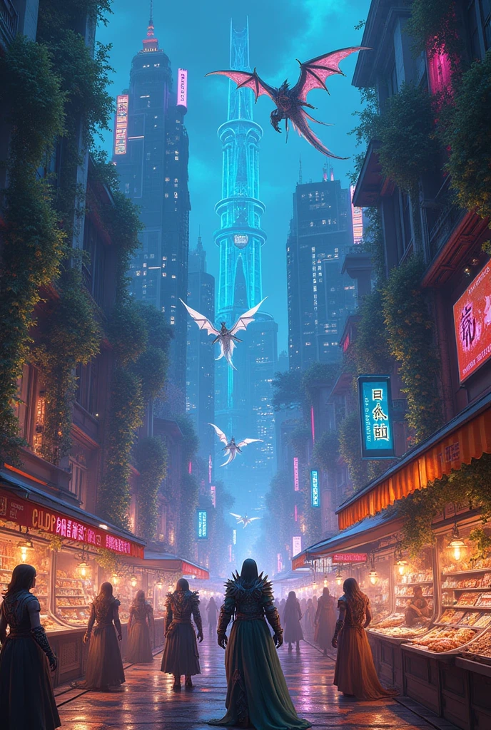 Cyberpunk x High Fantasy