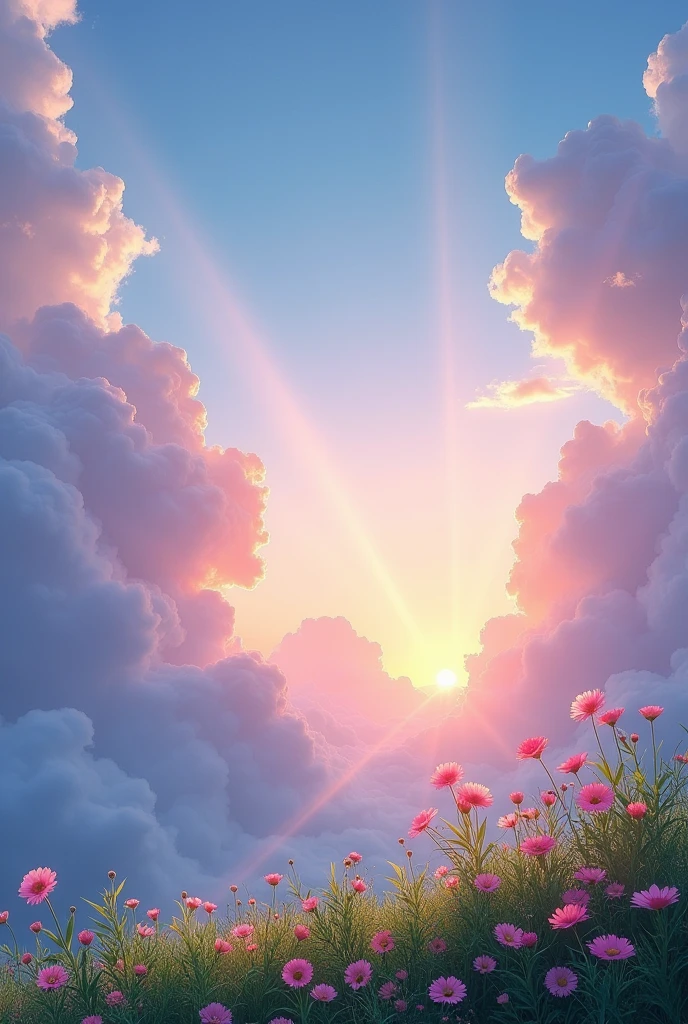 Peaceful heavenly background