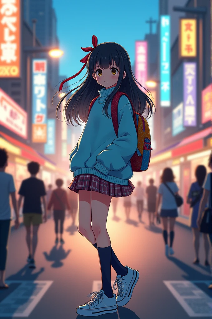 My sister is Google in anime his age 12