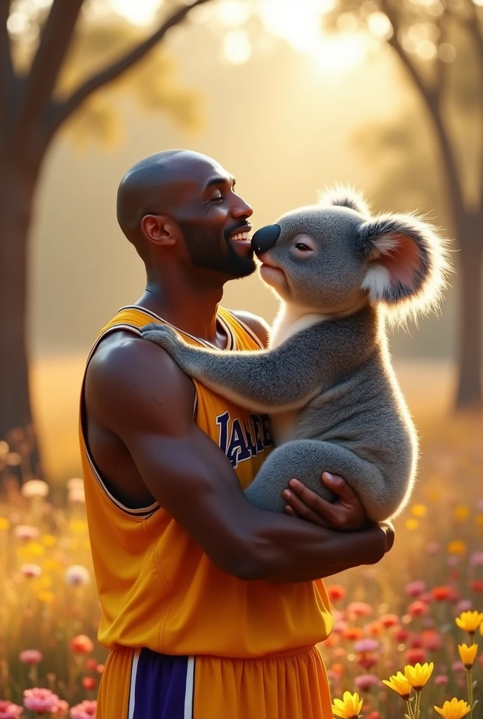 Kobe and Koala kissed