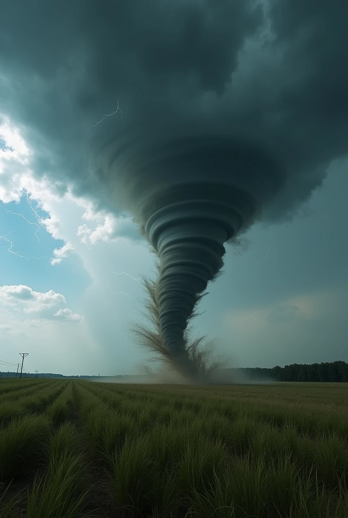 a small tornado 