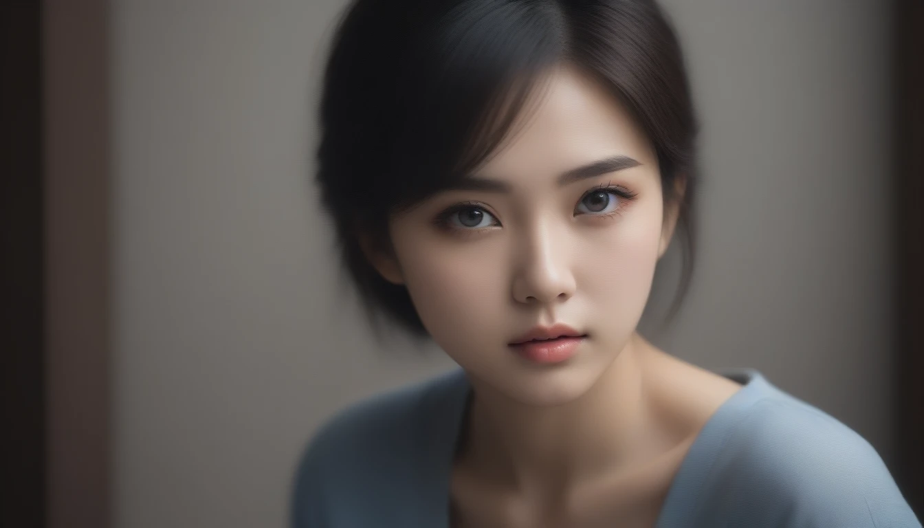 8k, Ultra-high resolution, Highest quality, masterpiece, 三分割法によるphotograph,Surreal, photograph, 1 , (:1.3), cute, cute顔, 細部までBeautiful Eyes, 細かくdetailedに,masterpiece,One Girl:1.2,Japanese women,Young Wife,cowboy shot,glaring,Black short hair,messy hair,(Dirty work clothes:1.3),Staring through the wire mesh,Blue Collar,Factory wall,(Beautiful attention to detail),Subtle details, detailedな顔,anger,Attractive eyes,(ポートレートphotograph:1.4),(Photorealistic images:1.4),Fantasy art,(Beautiful Face:1.4),美しくAttractive eyes、Beautiful Eyes、Grayscale 16Bits,(Tight waist:1.4)、(Beautiful with perfect body proportions:1.4),Pink Lips,Looking at the audience,(((Ideal body type))),A-cup small breasts :2,、Portraiture:2、Perfect Anatomy、鮮明なdetailed、detailed,Fashion magazine cover,Thin lips,完璧でBeautiful Face ,完璧でcute顔, Skin with attention to detail, Perfect limbs、Narrow waist,Surreal,Light and shadow,darkness