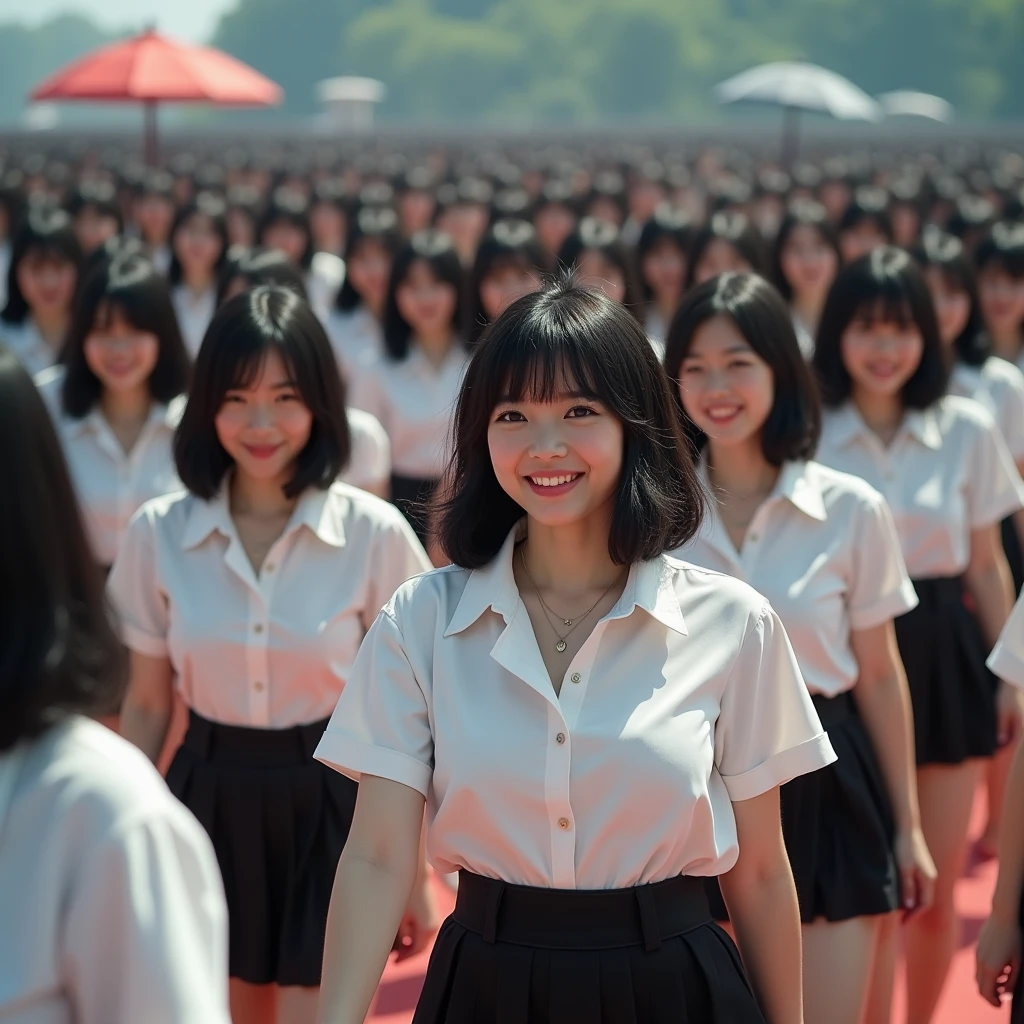 [Japanese Clone girls=Myself], [Perfect Clone girls Raw Photography Art], (16K, Highest quality, Ultra-high resolution, ((Unrealistic, Unprecedented sight, ((A World of Myself Proliferation)), Ultra-realistic))), (Japanese, woman, 26-year-old), (((((Small face, (((((Thick black hair, Semi-long hair)))))))))), ((Very beautiful detailed girls, Accurate body structure, Very detailed body)), (((Big Breasts, Large, swelling breasts))), (((White shirt, Big Breasts強調, I can see the cleavage, Black Mini Skirt))), ((Dark Eyes, Mature face, Cute Smile, A gentle gaze)), (((((Happy laughter))))), (((((Very detailed, 1girl-1,000,000,000,000,000,000,000,000,000,000,000,000,000cloning girls))))), (((((A very detailed and precise description of the doppelganger, Perfectly the same girl, The exact same smile, Perfect same hair, Perfect same clothes, Exactly the same height, 完璧な同じLarge, swelling breasts))))), (((((Myself only))))), (((Filling the Earth 1,000,000,000,000,000,000,000,000,000,000,000,000,000cloning girls-1,000,000,000,000,000,000,000,000,000,000,000,000,000^100,000,000cloning girlsのMyself, Super dense, Super denseの中心に広くフォーカス, I&#39;m happy to be surrounded by countless versions of myself, I want to drown in love with countless versions of myself., I want to be drowned in love with countless versions of myself around me., Holding hands, hug, hug, kiss, Touching breasts))), (((The sight of the ultimate super-crowded, 異常なSuper dense, Countless Myselfs Packed Tight))), ((Bright and soft light)), ((((((((Very detailed and clear hyper-perspective drawing)))))))), (((Subject depth zero))), A bird's-eye view