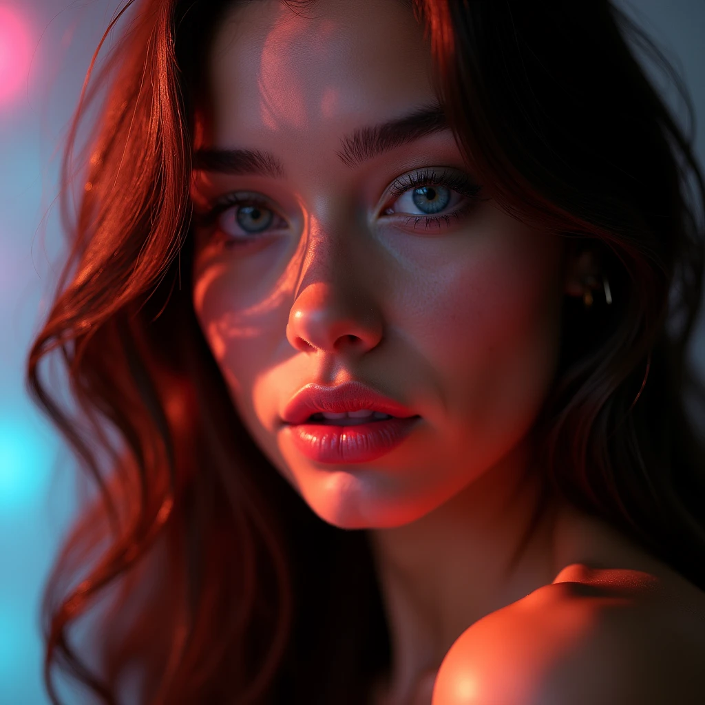 a beautiful and sensual young woman, beautiful detailed eyes, beautiful detailed lips, extremely detailed face, long eyelashes, beautiful long hair, seductive pose, sensual expression, intricate details, masterpiece, (best quality,4k,8k,highres,masterpiece:1.2), ultra-detailed,(realistic,photorealistic,photo-realistic:1.37),vibrant colors,cinematic lighting,dramatic atmosphere,elegant,erotic,alluring,captivating