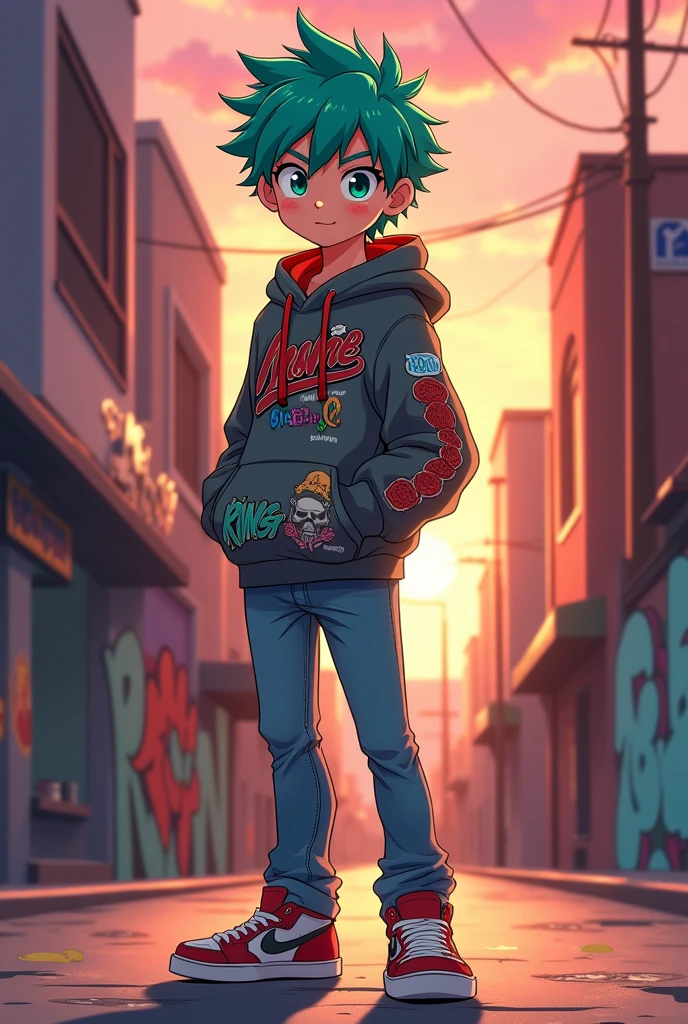 A 2d anime boy