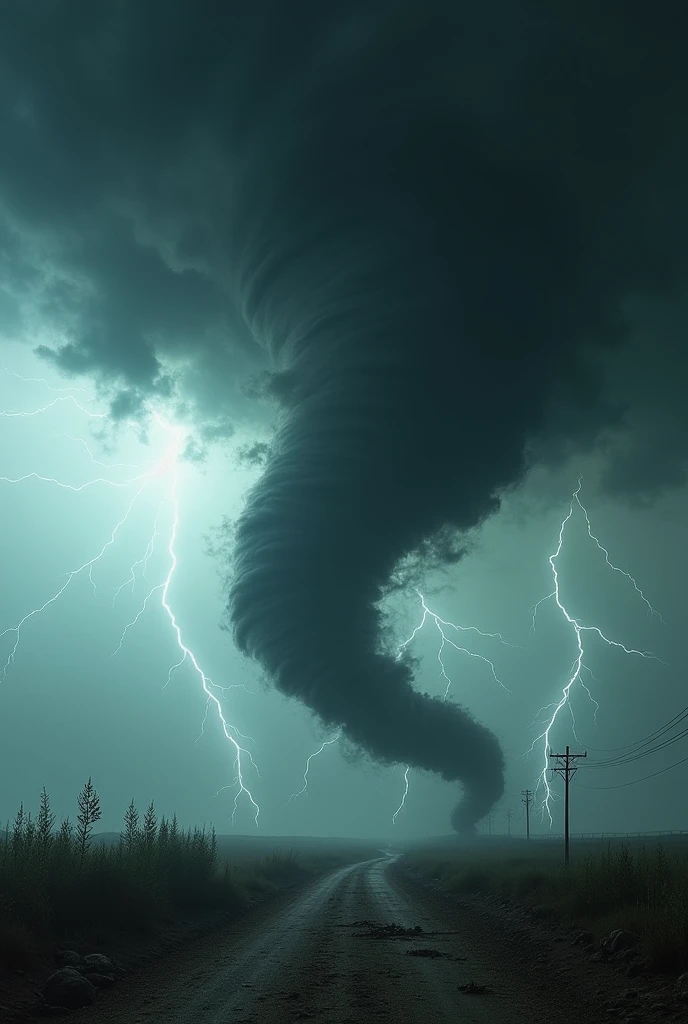 a scary tornado