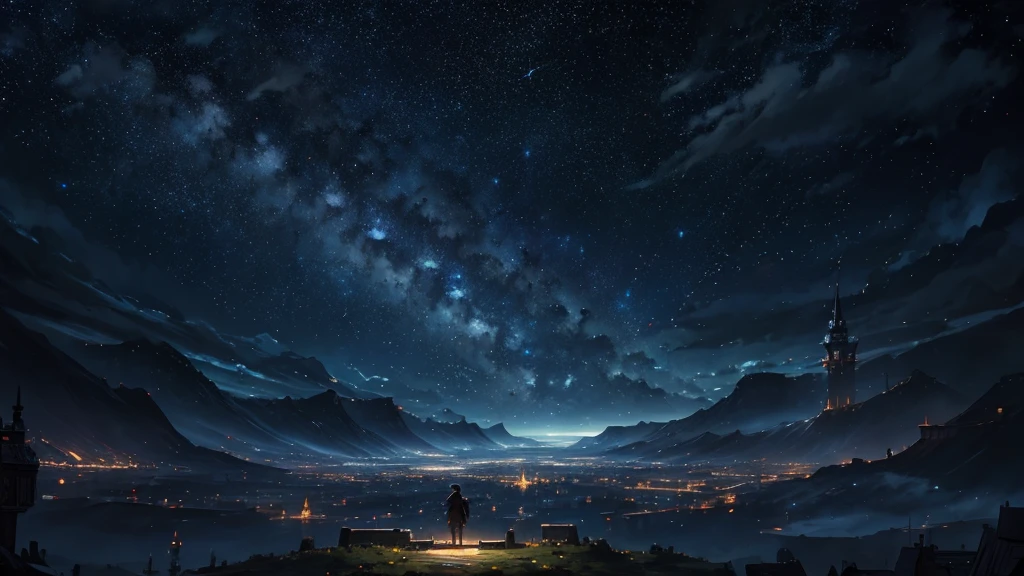 (masterpiece)),((Highest quality)),((High Detail)),nobody,background, fantasy, Vision, sf, Starry Sky