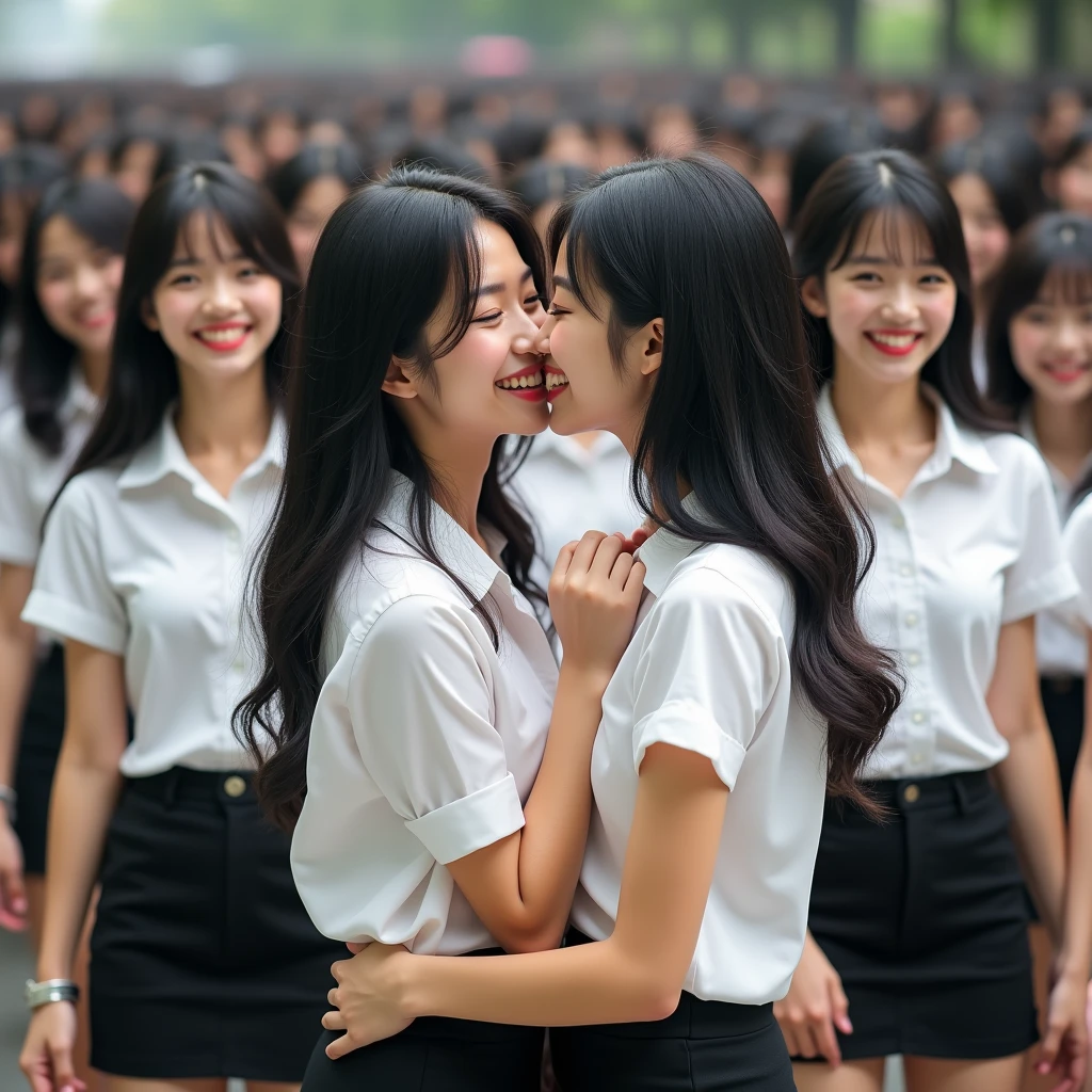[Japanese Clone girls=Myself], [Perfect Clone girls Raw Photography Art], (16K, Highest quality, Ultra-high resolution, ((Unrealistic, Unprecedented sight, ((A World of Myself Proliferation)), Ultra-realistic))), (Japanese, woman, 26-year-old), (((((Small face, (((((Thick black hair, Semi-long hair)))))))))), ((Very beautiful detailed girls, Accurate body structure, Very detailed body)), (((Big Breasts, Large, swelling breasts))), (((White shirt, Big Breasts強調, I can see the cleavage, Black Mini Skirt))), ((Dark Eyes, Mature face, Cute Smile, A gentle gaze)), (((((Happy laughter))))), (((((Very detailed, 1girl-1,000,000,000,000,000,000,000,000,000,000,000,000,000cloning girls))))), (((((A very detailed and precise description of the doppelganger, Perfectly the same girl, The exact same smile, Perfect same hair, Perfect same clothes, Exactly the same height, 完璧な同じLarge, swelling breasts))))), (((((Myself only))))), (((Filling the Earth 1,000,000,000,000,000,000,000,000,000,000,000,000,000cloning girls-1,000,000,000,000,000,000,000,000,000,000,000,000,000^100,000,000cloning girlsのMyself, Another dimension of super-crowding, Wide focus on the ultra-dense center, I&#39;m happy to be surrounded by countless versions of myself, I want to drown in love with countless versions of myself., I want to be drowned in love with countless versions of myself around me., Holding hands, hug, hug, kiss, Touching breasts))), (((The sight of the ultimate super-crowded, Abnormal extreme crowding, Countless Myselfs Packed Tight))), ((Bright and soft light)), ((((((((Very detailed and clear hyper-perspective drawing)))))))), (((Subject depth zero))), A bird's-eye view