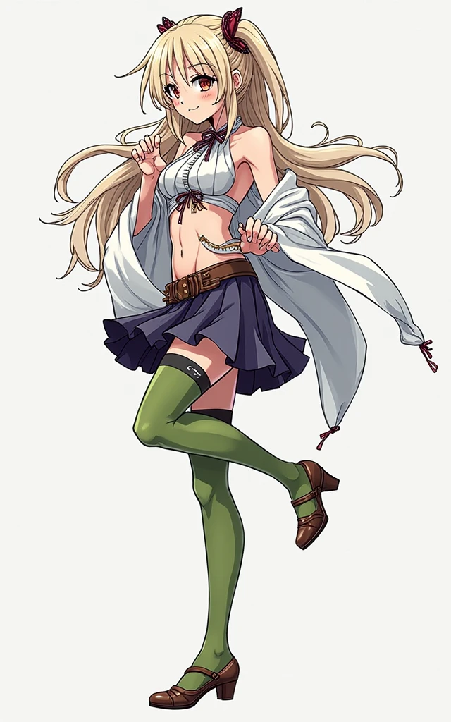 Mitsuri,Demon Slayer, anime, showing her naked breasts, caressing her vagina