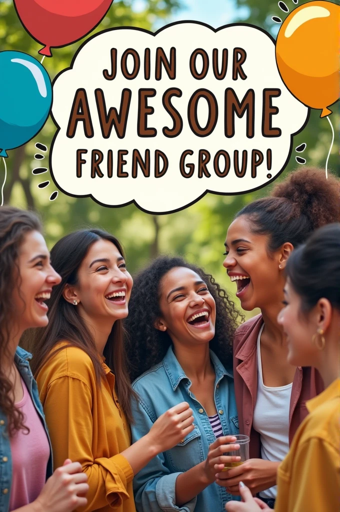 Poster / flyers that say looking for people to add into out friend group
Requirements: Not to old or young
Good personality and loyalty