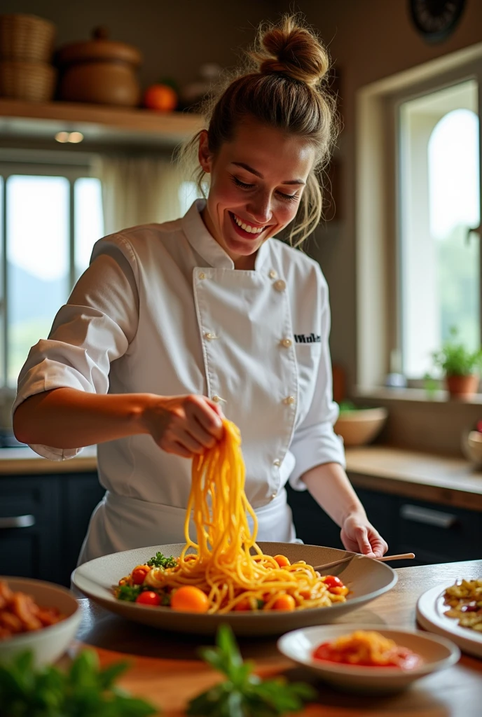 Wilba, help me with the pasta beautiful bb what I love most about the whole hotel 🥰😍