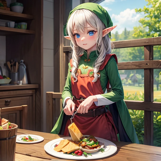 An elf making an adult's children's lunch