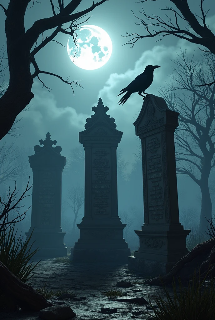 Three graves of Michael franklin and Trevor in horror grave yard in GTA 6.
