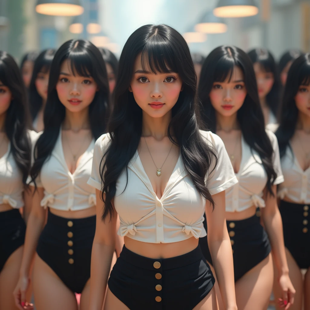 [Japanese Clone girls=Myself], [Perfect Clone girls Raw Photography Art], (16K, Highest quality, Ultra-high resolution, ((Unrealistic, Unprecedented sight, ((Clone Myself: The World of Proliferation)), Ultra-realistic))), (Japanese, woman, 26-year-old), (((((Small face, (((((Thick black hair, Semi-long hair)))))))))), ((Very beautiful detailed girls, Accurate body structure, Very detailed body)), (((Big Breasts, Large, swelling breasts))), (((White shirt, Big Breasts強調, I can see the cleavage, Black Mini Skirt))), ((Dark Eyes, Mature face, Cute Smile, A gentle gaze)), (((((Happy laughter))))), (((((Very detailed, 1girl-1,000,000,000,000,000,000,000,000,000,000,000,000,000cloning girls))))), (((((A very detailed and precise description of the doppelganger, Perfectly the same girl, The exact same smile, Perfect same hair, Perfect same clothes, Exactly the same height, 完璧な同じLarge, swelling breasts))))), (((((Myself only))))), (((Filling the Earth 1,000,000,000,000,000,000,000,000,000,000,000,000,000cloning girls-1,000,000,000,000,000,000,000,000,000,000,000,000,000^100,000,000cloning girlsのMyself, Another dimension of super-crowding, Wide focus on the ultra-dense center, I&#39;m happy to be surrounded by countless versions of myself, I want to drown in love with countless versions of myself., I want to be drowned in love with countless versions of myself around me., Holding hands, hug, hug, kiss, Touching breasts))), (((Global hyper-congestion, Hyper-dimensional hyper-density, Myself's hyper-packed beyond measure))), ((Bright and soft light)), ((((((((Very detailed and clear hyper-perspective drawing)))))))), (((Subject depth zero))), A bird's-eye view