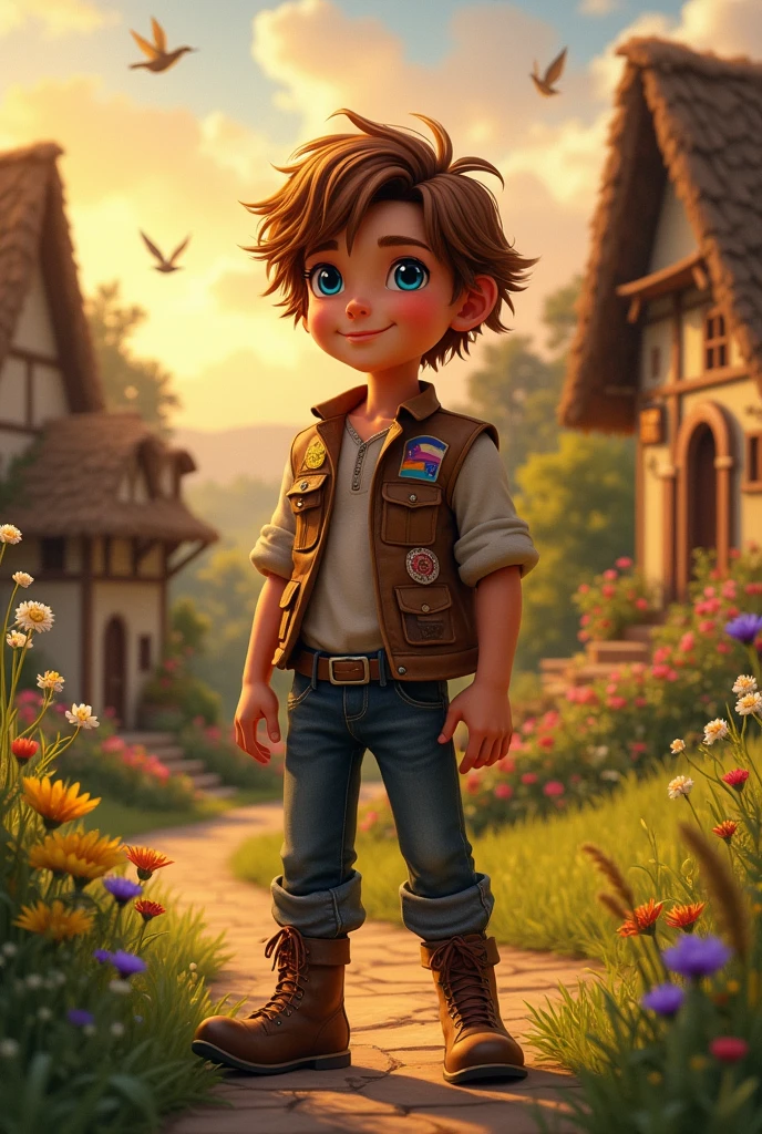 Once upon a time, there was a named Bobby. He lived in a small village. Bobby was a cheerful boy, loved adventures, and was very brave.