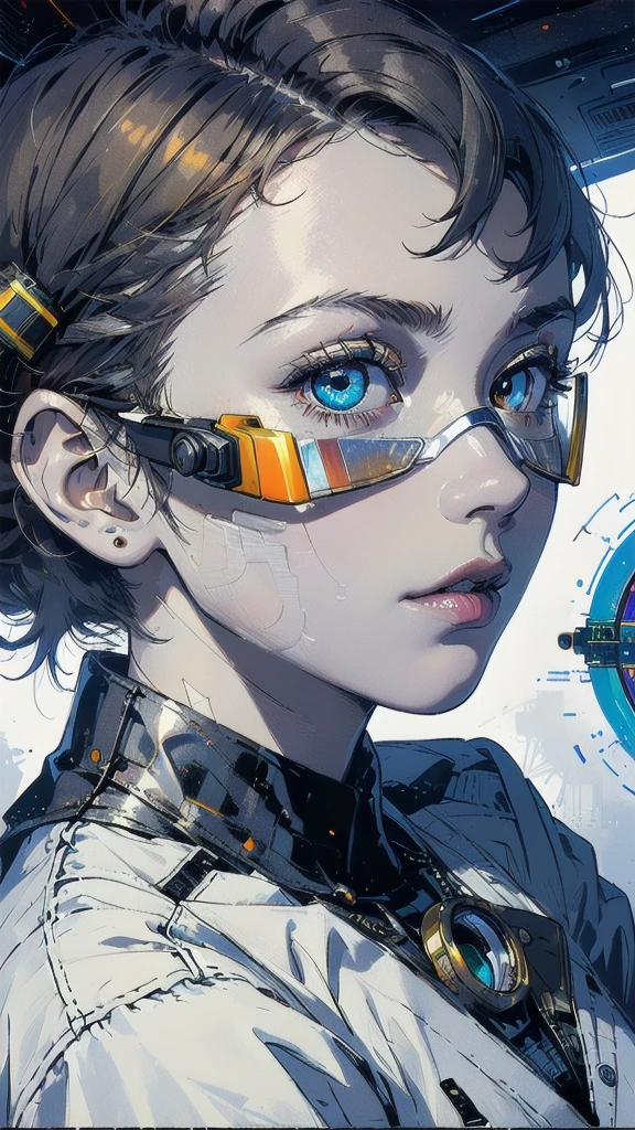 (((masterpiece, highest quality))),(((solo:1.2))),(((1girl:1.2))),32k wallpaper, very detailed, poster, vintage science fiction,(((((geometric cinematic movie poster))))), ((((bauhaus)))),(((abstract))),((((mid century modern)))),(((((portfolio))))),(((((Close-up))))),(((((bust up))))),((((more various angle)))),(((highlight))),((((heterochromia)))),(((complete. detailed face))),(((Extremely talented))),(((most complecated machine))),(((Overall colorfully))),((((((Absolutely simple background)))))),(((thermography thermal goggle equipment)))