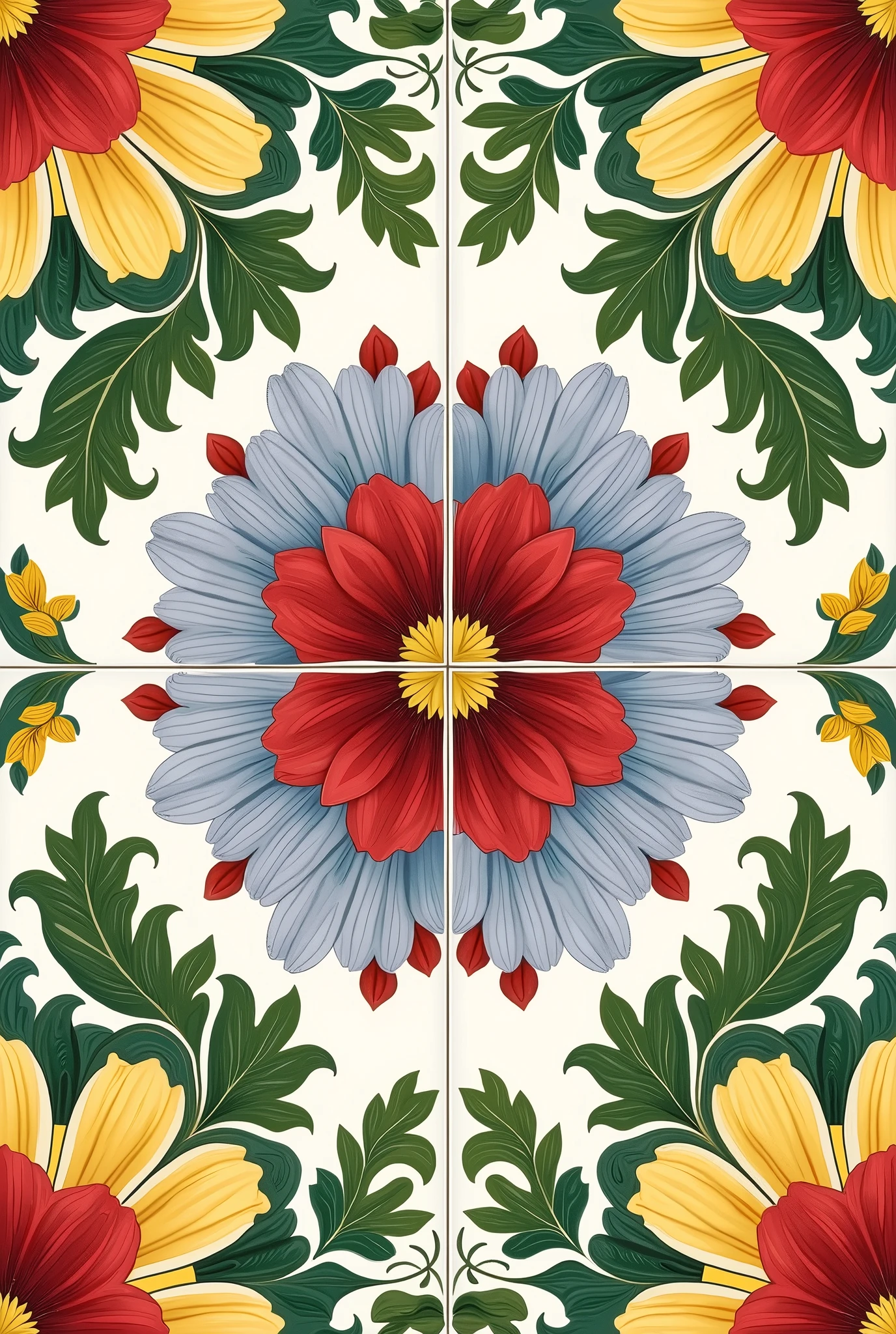 seamless flower --tile--s750