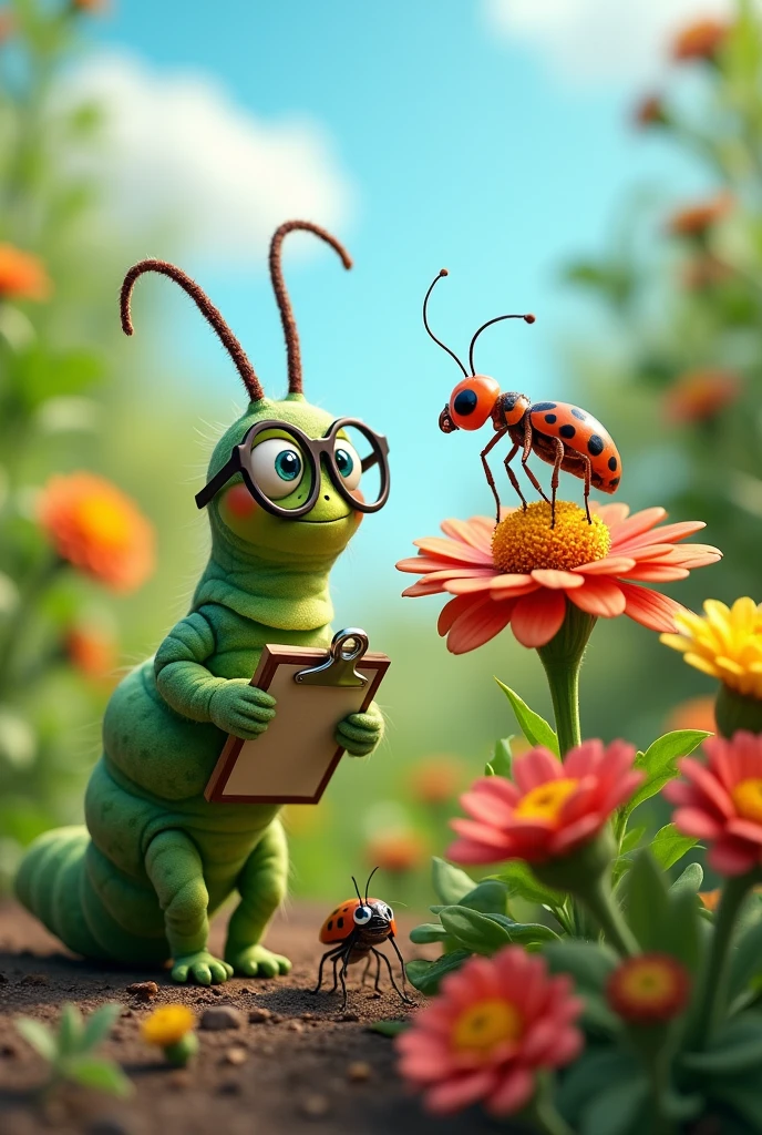 Different pests that are harmfull to plants make them funny