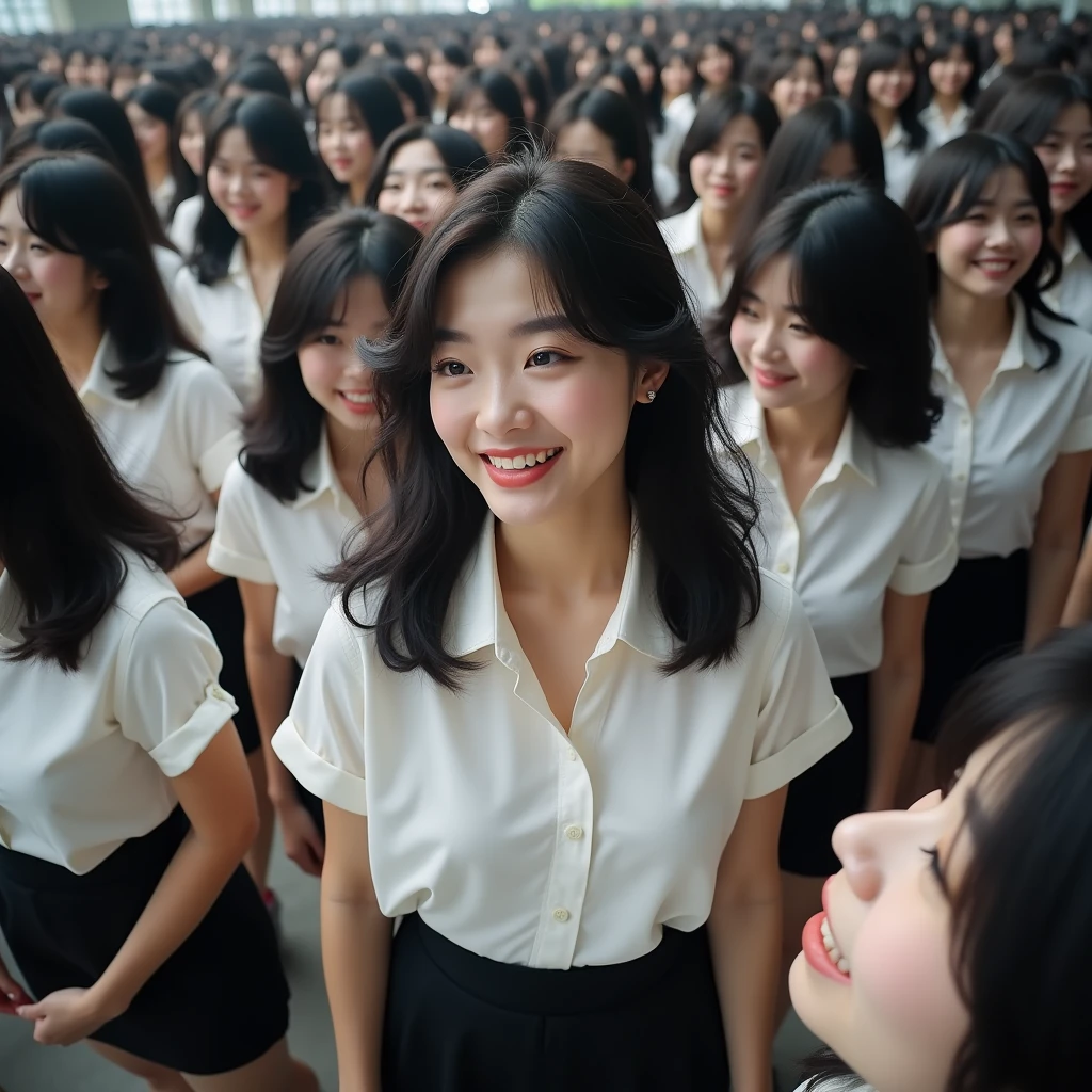 [Japanese Clone girls=Myself], [Perfect Clone girls Raw Photography Art], (16K, Highest quality, Ultra-high resolution, ((Unrealistic, Unprecedented sight, ((A World of Myself Proliferation)), Ultra-realistic))), (Japanese, woman, 26-year-old), (((((Small face, (((((Thick black hair, Semi-long hair)))))))))), ((Very beautiful detailed girls, Accurate body structure, Very detailed body)), (((Big Breasts, Large, swelling breasts))), (((White shirt, Big Breasts強調, I can see the cleavage, Black Mini Skirt))), ((Dark Eyes, Mature face, Cute Smile, A gentle gaze)), (((((Happy laughter))))), (((((Very detailed, 1girl-1,000,000,000,000,000,000,000,000,000,000,000,000,000cloning girls))))), (((((A very detailed and precise description of the doppelganger, Perfectly the same girl, The exact same smile, Perfect same hair, Perfect same clothes, Exactly the same height, 完璧な同じLarge, swelling breasts))))), (((((Myself only))))), (((Perfect description, Filling the Earth 1,000,000,000,000,000,000,000,000,000,000,000,000,000cloning girls-1,000,000,000,000,000,000,000,000,000,000,000,000,000^100,000,000cloning girlsのMyself, 異次元のSuper dense, Super denseの中心に広くフォーカス, I&#39;m happy to be surrounded by countless versions of myself, I want to drown in love with countless versions of myself., I want to be drowned in love with countless versions of myself around me., Holding hands, hug, hug, kiss, Touching breasts))), (((Very detailed, Extremely crowded, Super dense, Super crowded))), ((Bright and soft light)), ((((((((Very detailed and clear hyper-perspective drawing)))))))), (((Subject depth zero))), A bird's-eye view