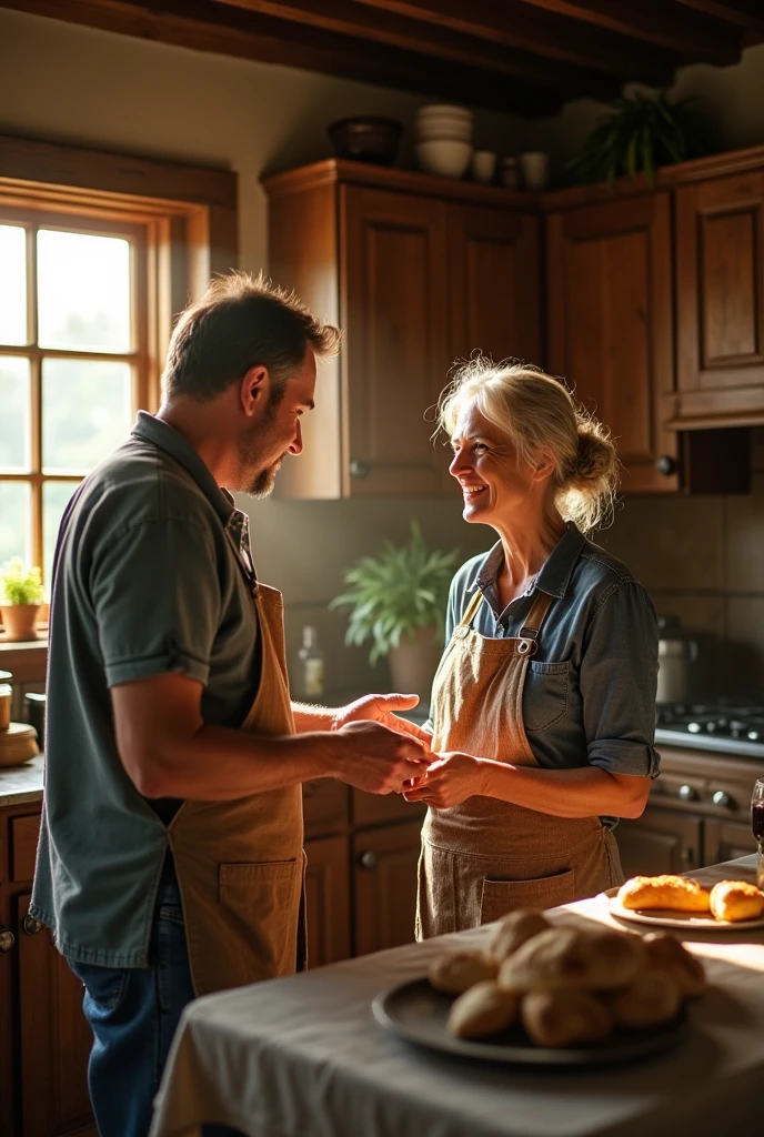 Farmer wife gave advice to farmer