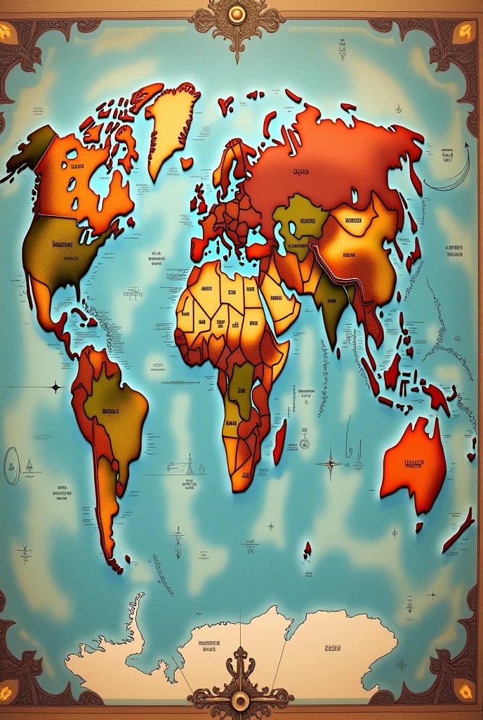 world map