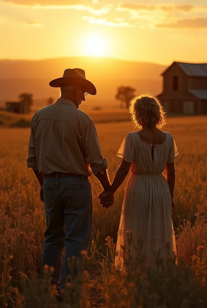 Farmer and his wife cried