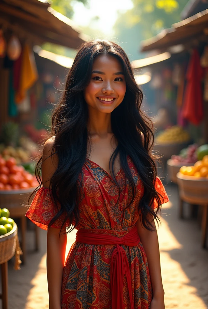I want to create a woman who looks Indonesian. 