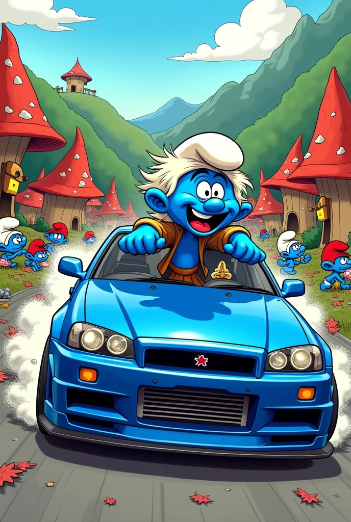 Gargamel drive nissan skyline gtr 34