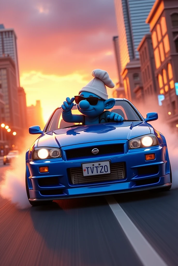 Gargamel drive nissan skyline gtr 34