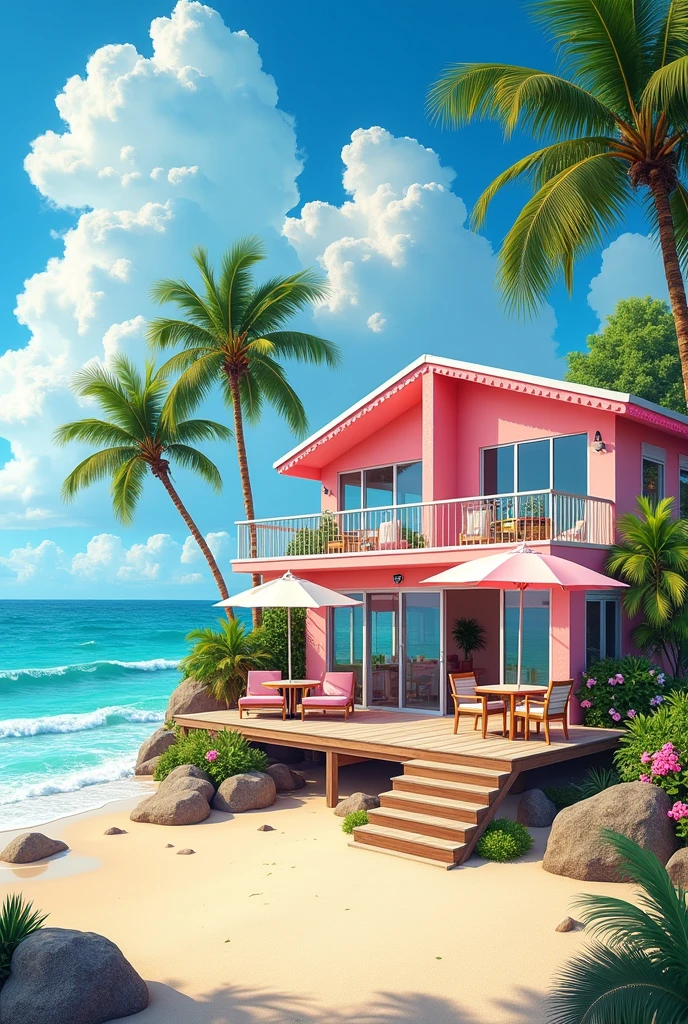 Vaina's house, barbie's house, gyaru's house, littoral house, beach house