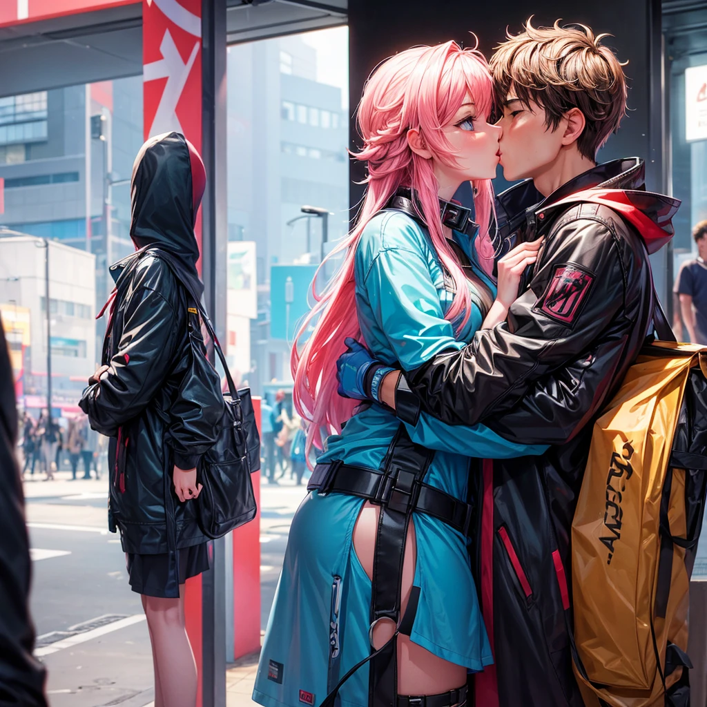 A Butiful girl with her Butiful boyfriend kiss ,8k Regulation
