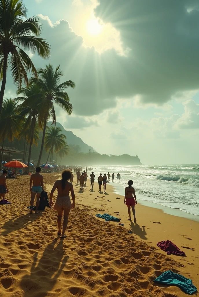 A report about a zombie apocalypse on Copacabana Beach
