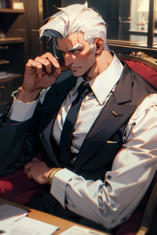 Old,handsome,mafia,buff