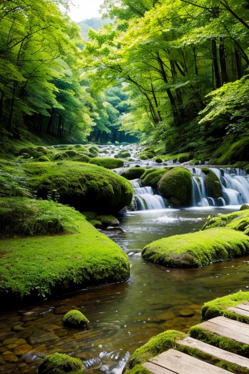 Highest quality、Lush forest