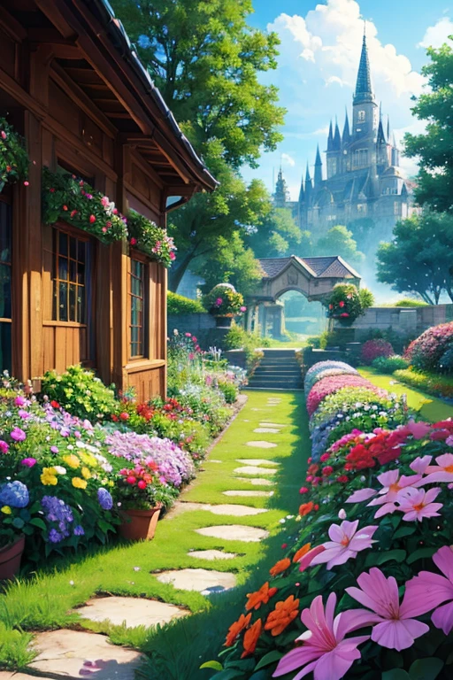 background, Fantasy, wonderful, Fantasy, garden, future, Don't draw people