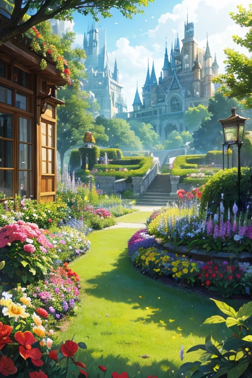 background, Fantasy, wonderful, Fantasy, garden, future, Don't draw people