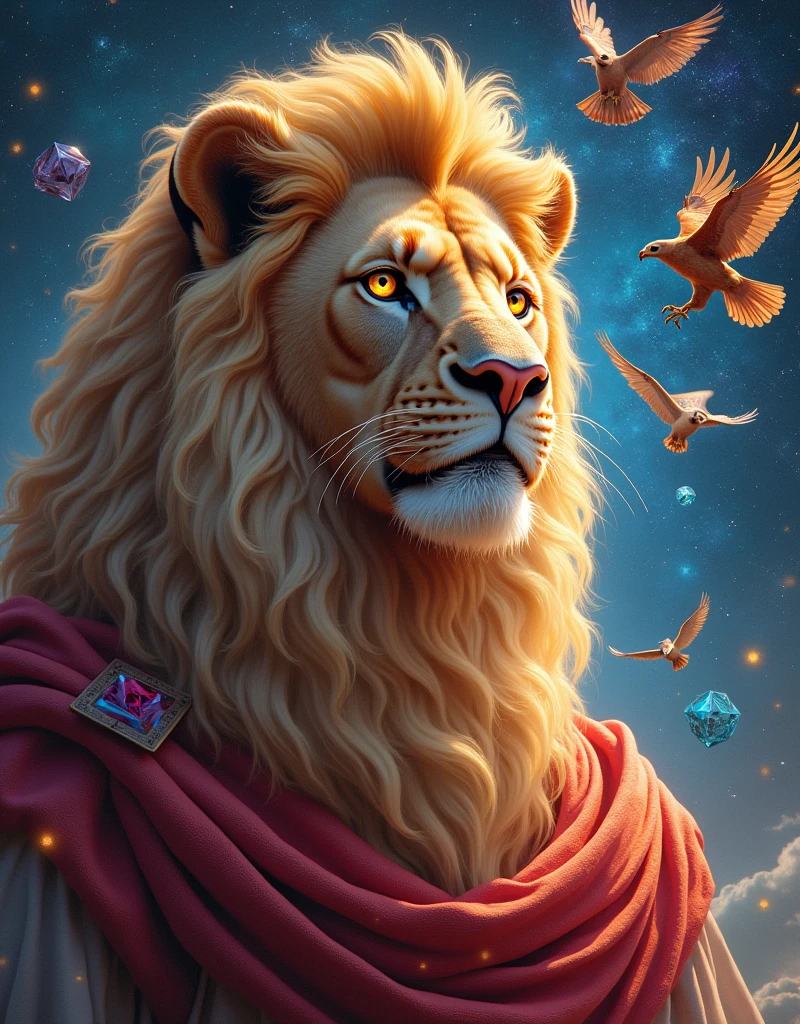 ((masterpiece)), ((Highest quality)), ((High resolution)), ((Highly detailed CG Unity 8k wallpaper)), Roman Emperor Constantine１The Great Emperor、Fluffy hair、Bright and sharp eyes、eyes like a lion、Leisurely Actions、Calm and Composed Expression、Aura of Majesty、neck as thick as a bull、Eagles and Hawks Are Fond of Him、Tarot Cards、Oracle Cards、『world』、ウイリアム・ブレイクの画Wind、ギュスターヴ・モローの画Wind、Ancient and Modern、輝く未来とhope、The Universe、Milky Wayの中心の眩い光、射手座のMilky Way中心、光の洪water、The colorful sparkle of gemstones、Lu Li Guangcai、Play-of-color effects、Paradise、Eden、Heavenly Jerusalem、Nostalgia、hope、永遠のhappiness、Genesis、Revelation、Alpha and omega、Healing、Longing and fulfillment、Everything is for the best、bless、Heavenly Purification、Bliss of All Things、happiness、Eternal Life、completely、perfection、Forgiveness、occultism、Symbolism、Primordial Happiness、peace of mind、reproduction、revival、魂のHealing、God's Plan、天使のbless、peace、joy、lotus、lily、Rose、gold、gold、The First Light、Supernova explosion、Meteors、Milky Way、諸Milky Way、The Edge of the Universe、The magnificent light of celestial bodies、Fantasy、like、Beauty、Digital Art、kind、慈like、mercy、wisdom、vitality、 Tree of Life、Tanaha、Christian Bible、revelation、Eternal happiness、万物への平和とhappinessと保護を祈る、大切で貴重なpeaceと元気と賢さ、Paradise、Mandala、Japanese Beauty、Amitabha Buddha's Coming to Welcome Diagram、Masterpiece、Highest、spiritual、material、fire、water、Wind、land、tears of gratitude、
